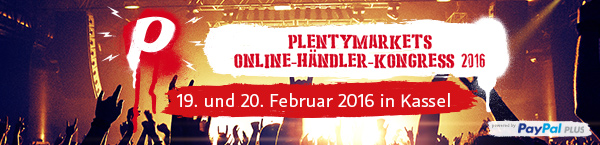 plentyMarkets online retailer Congress 2016 - Versandlogistiker