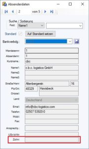 EORI Nummer - c.b.c. Ihr Versandlogistiker